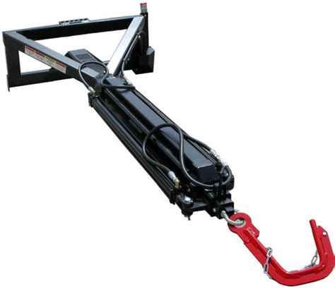 skid steer hydraulic boom attachment